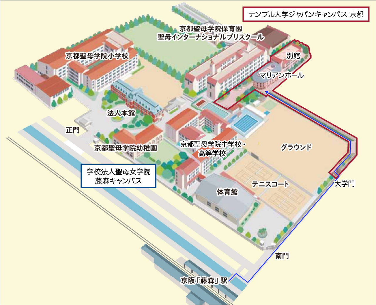 Kyoto Campus Map