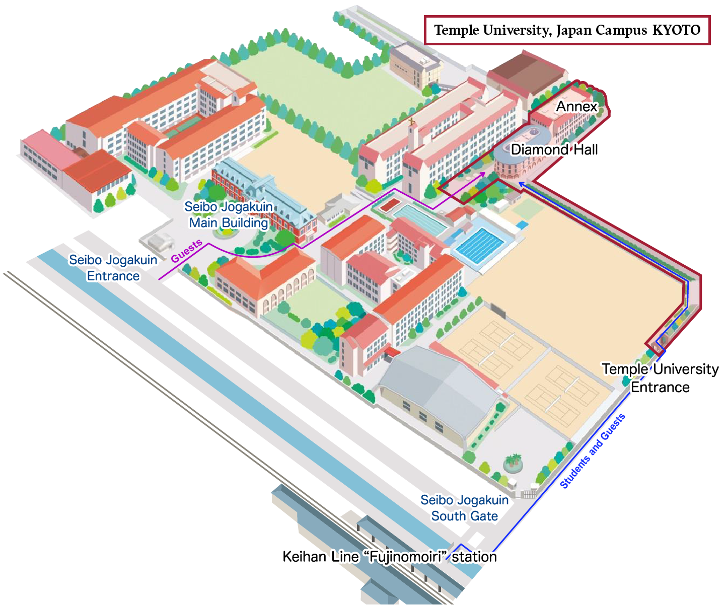 TUJ Kyoto Bird's-Eye View