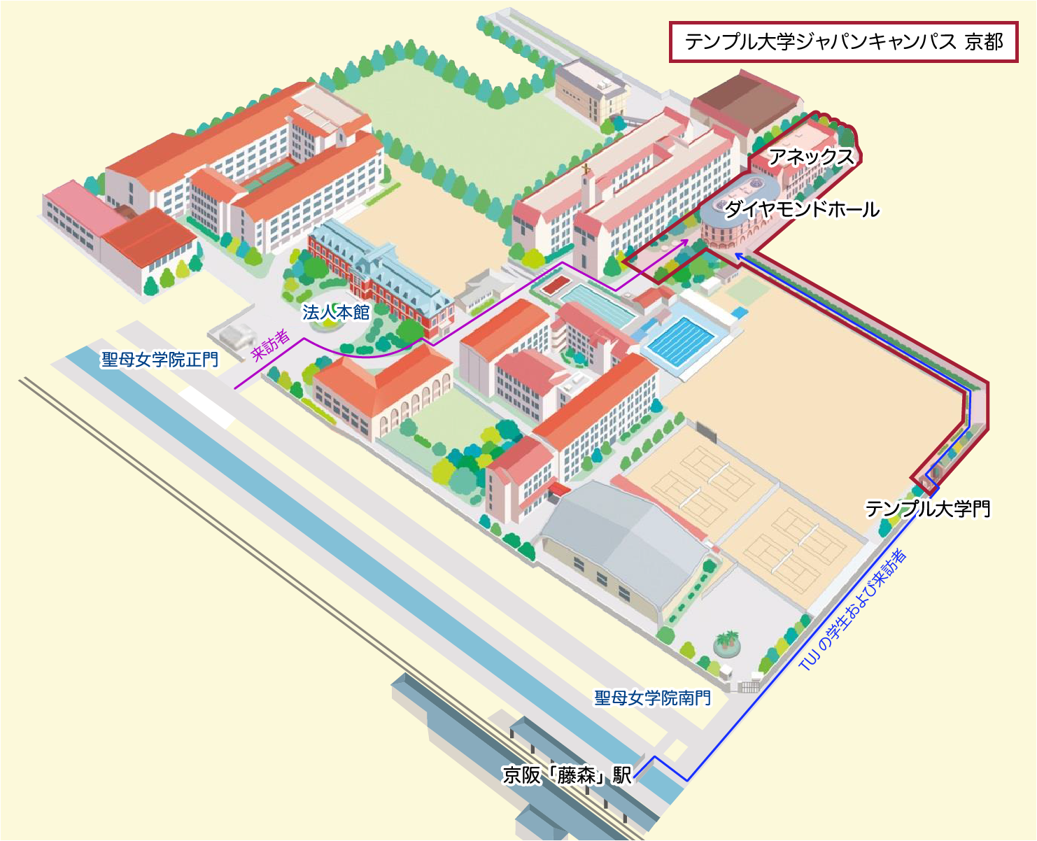 TUJ KYOTO Map