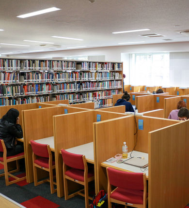 TUJ Setagaya Campus Second floor: Library