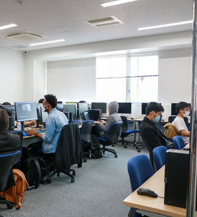 TUJ Setagaya Campus Fifth floor: Computer Lab