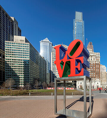 Love Park in Philadelphia