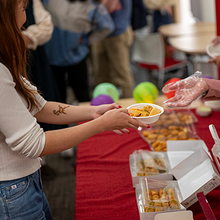 Various Indian and Turkish desserts were served in the celebration.