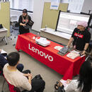 One of the scenes from last year's career fair
