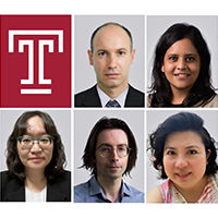 Photo collage of five TUJ assistant professors.