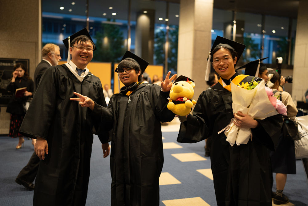 Graduates at the Main Lobby