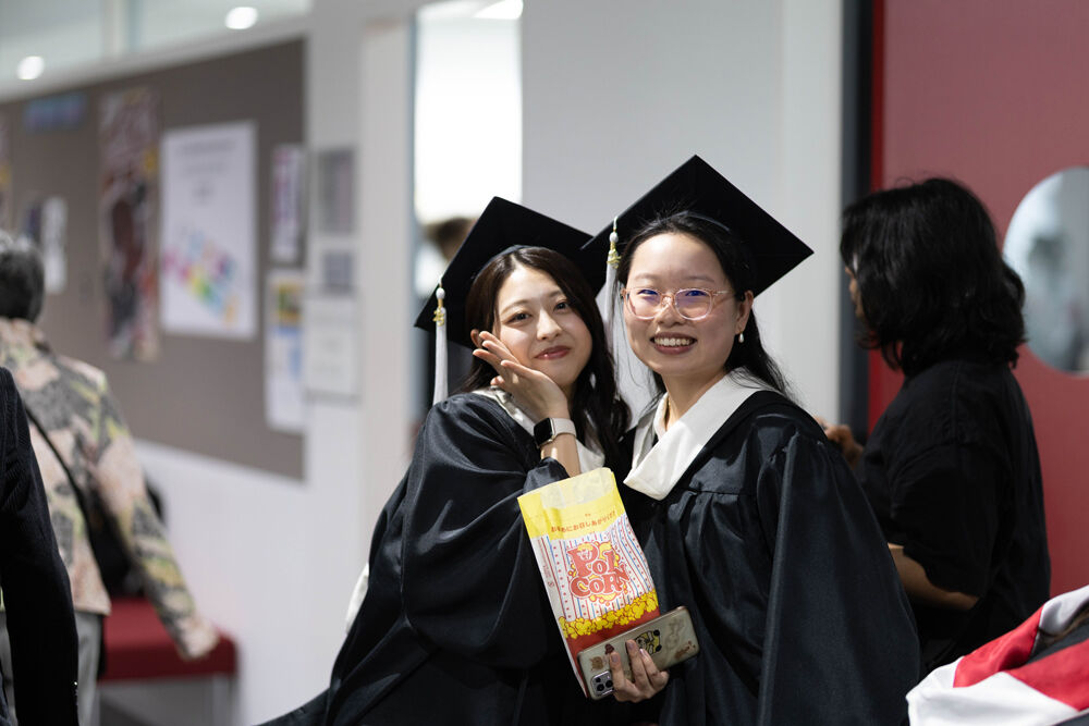 Graduates at Temple University, Japan Campus