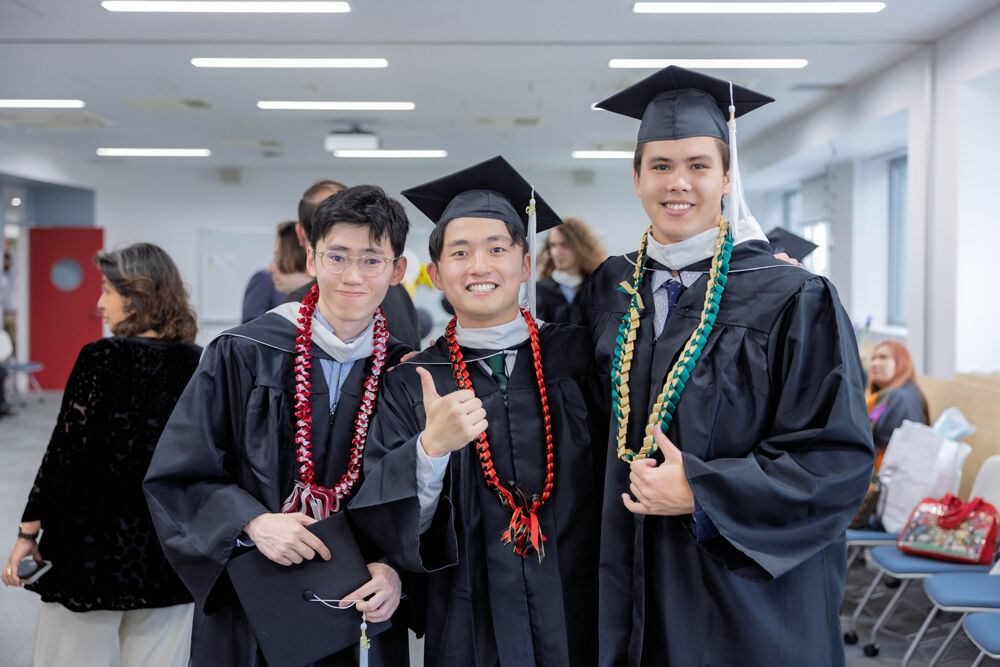 Graduates at Temple University, Japan Campus