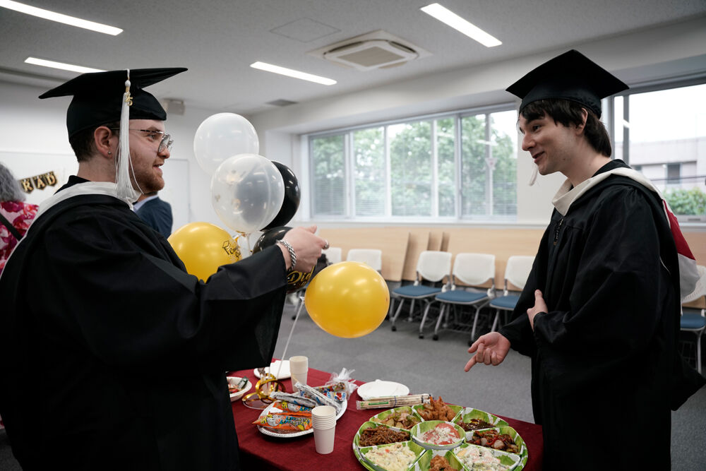 Graduates at Temple University, Japan Campus