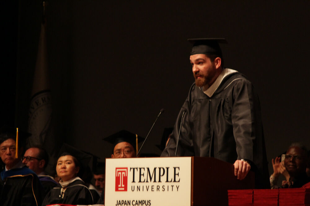Student speaker: Soren I. Dickson (BA)