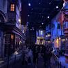 A picture of the inside of the Harry Potter studios in Tokyo. 
