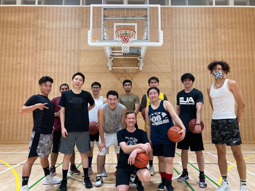 Dean Wilson and the TUJ Basketball Club