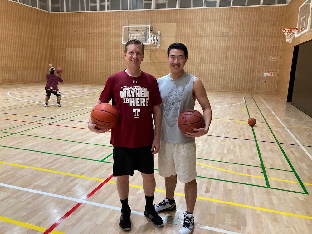 Dean Wilson and Toshimasa Hatori, Team Captain