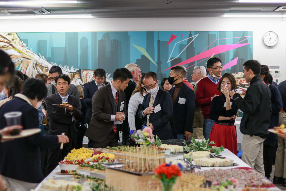 Alumni engage in TUJ's Parliament Student Lounge