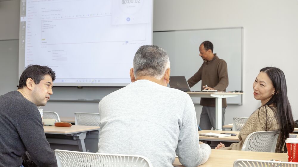 Class Scene of Continuing Education