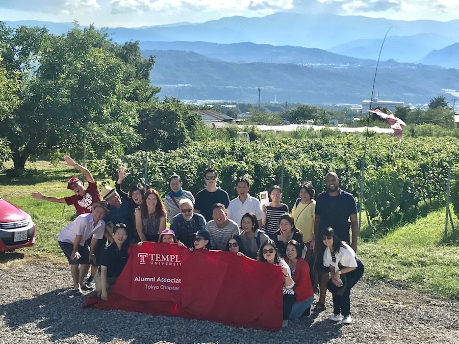 Visit to an Alumnus owned Winery in Nagano