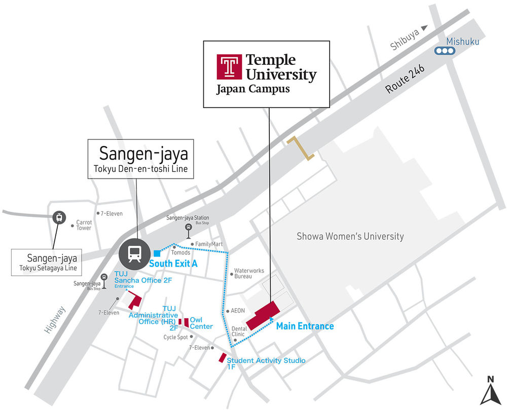 TUJ map