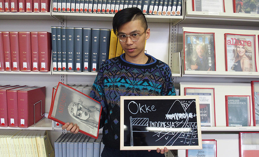 Okke Mahendrata(アート学科専攻)