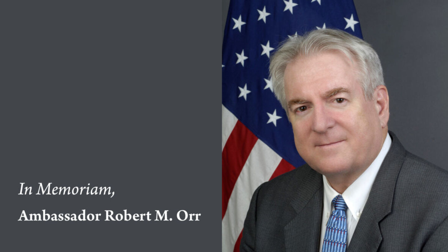 Ambassador Robert M. Orr, photography by ICAS Temple University, Japan Campus
